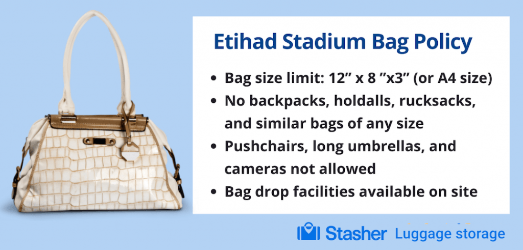 Etihad Stadium Bag Policy