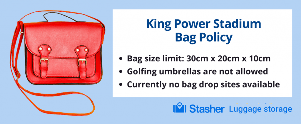 King Power Stadium Bag Policy